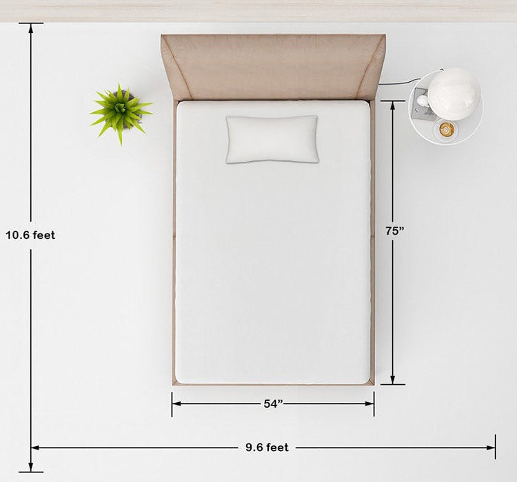 Full Latex Mattresses - 54 x 75 - Great for solo sleepers switching between different sleep positions