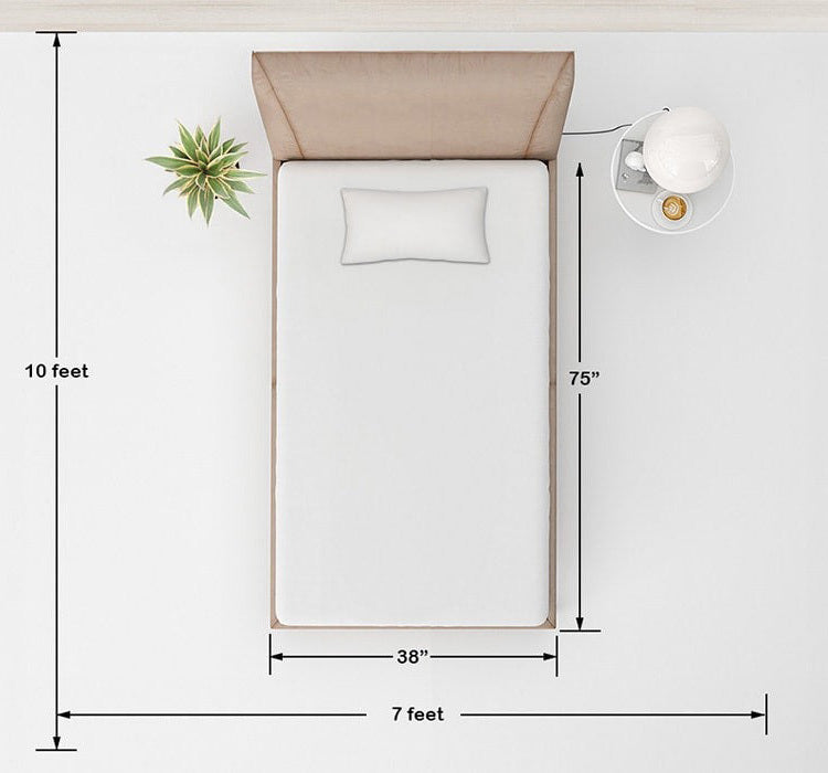 Twin Latex Mattresses - 38 x 75 - Much smaller than other mattresses - Ideal for small sleepers
